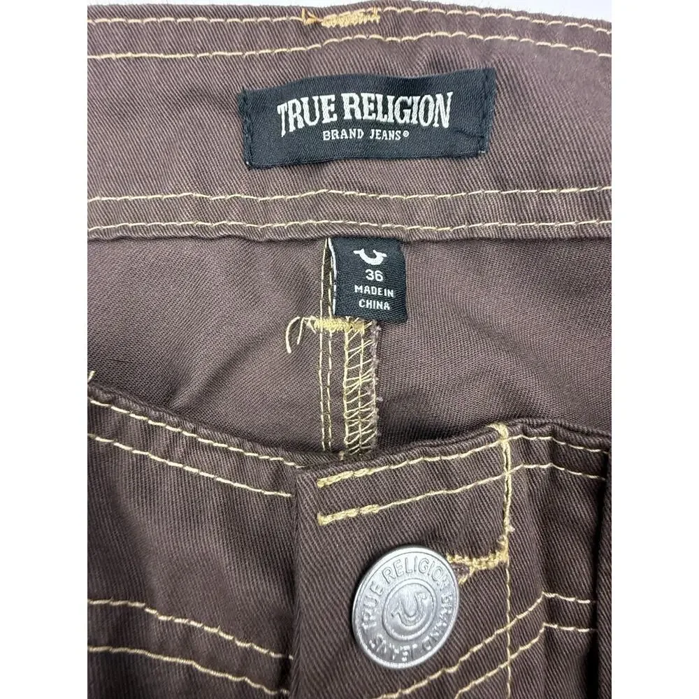 TRUE RELIGION BRACKEN CARGO PANTS SZ36 NWT